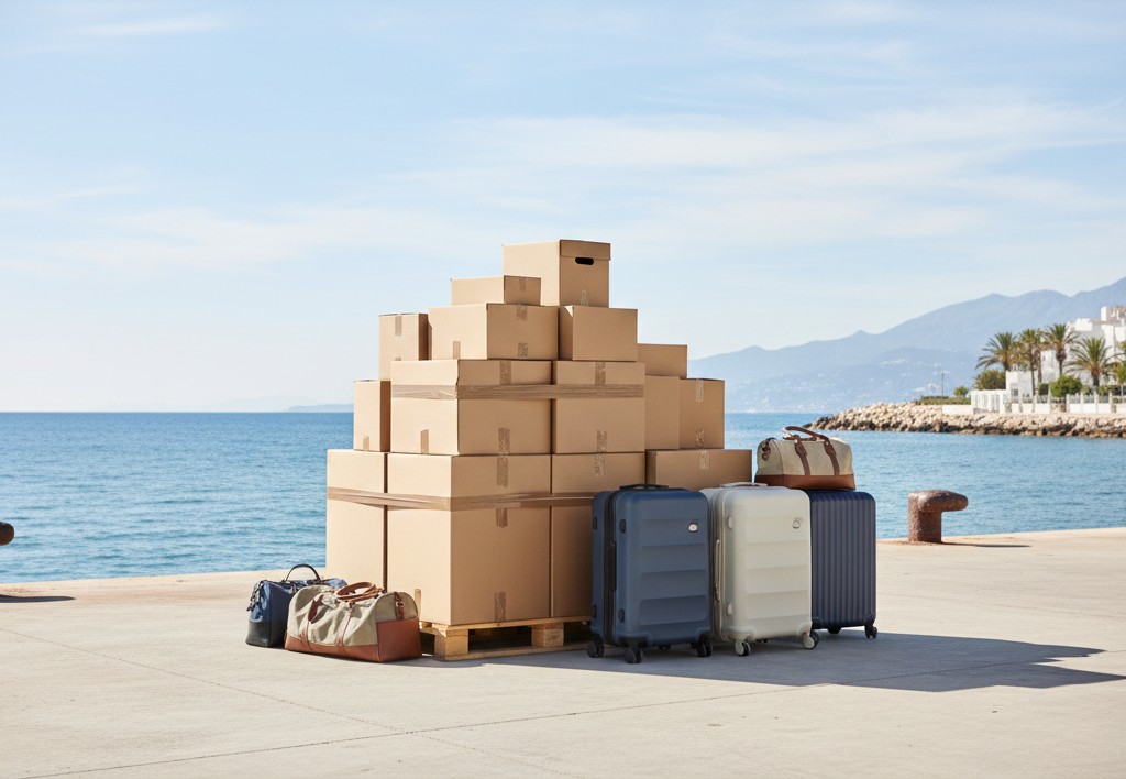 Chargement d un camion, mobilier protégé