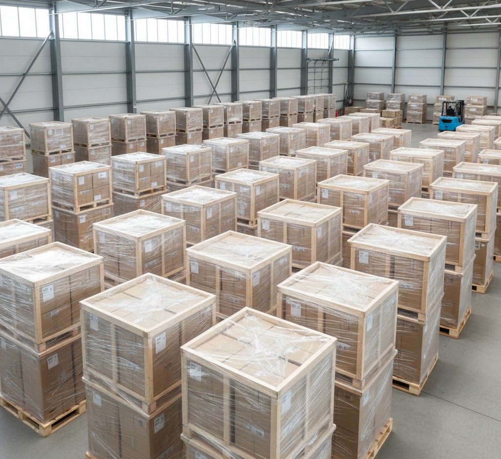 Chargement d un camion, mobilier protégé
