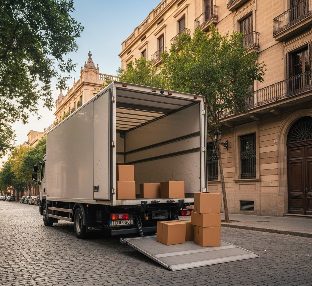 Déménageurs en immeuble