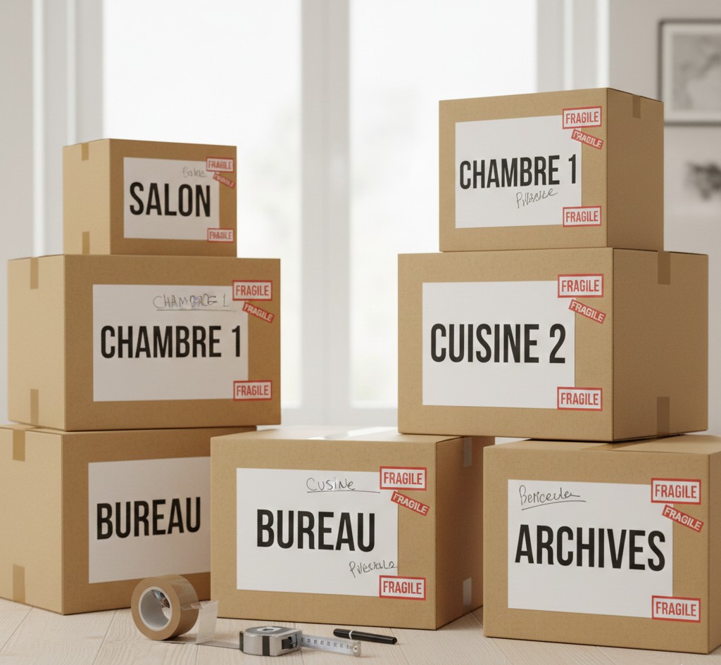Déménageurs en immeuble